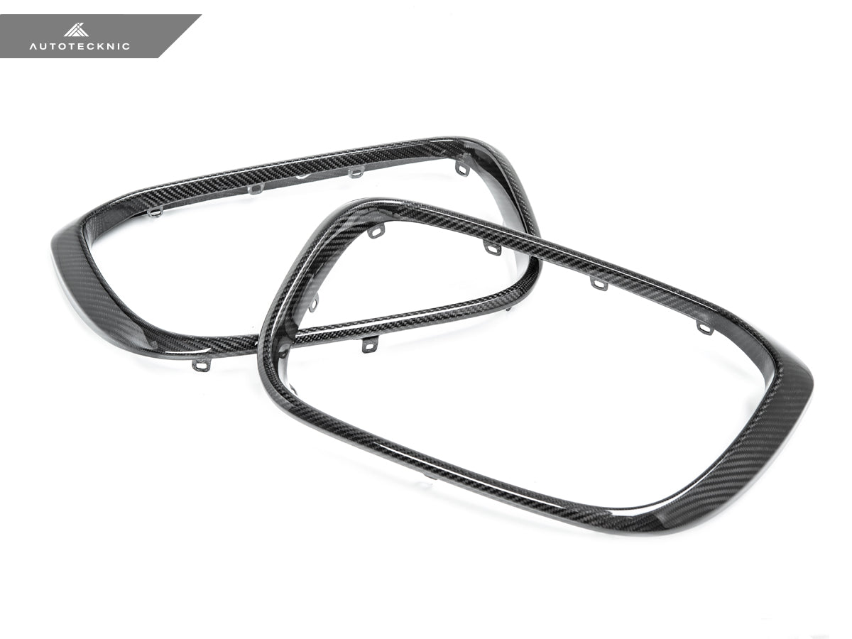 AutoTecknic Replacement Dry Carbon Grille Surround Set - F97 X3M | F98 X4M