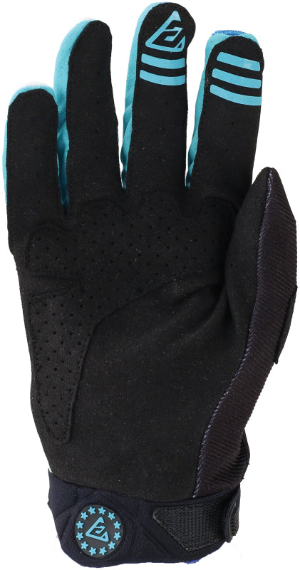 Answer 24 Peak Flo Gloves Black/Blue/White - Small 442789