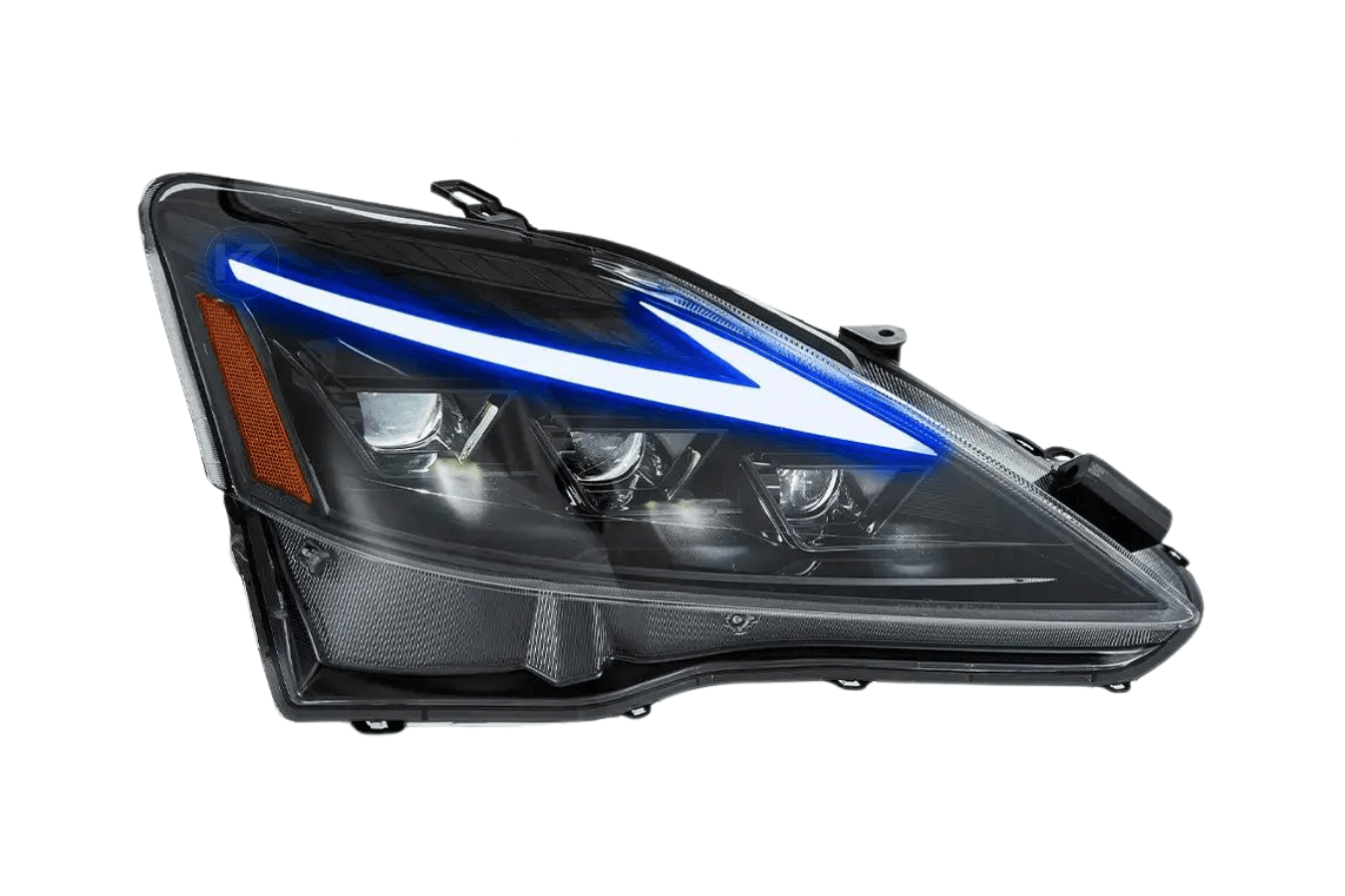 Lexus IS250/IS250C/IS350/IS220d & ISF(XE20) Smoked Matrix Projector Headlights (2006-2014)