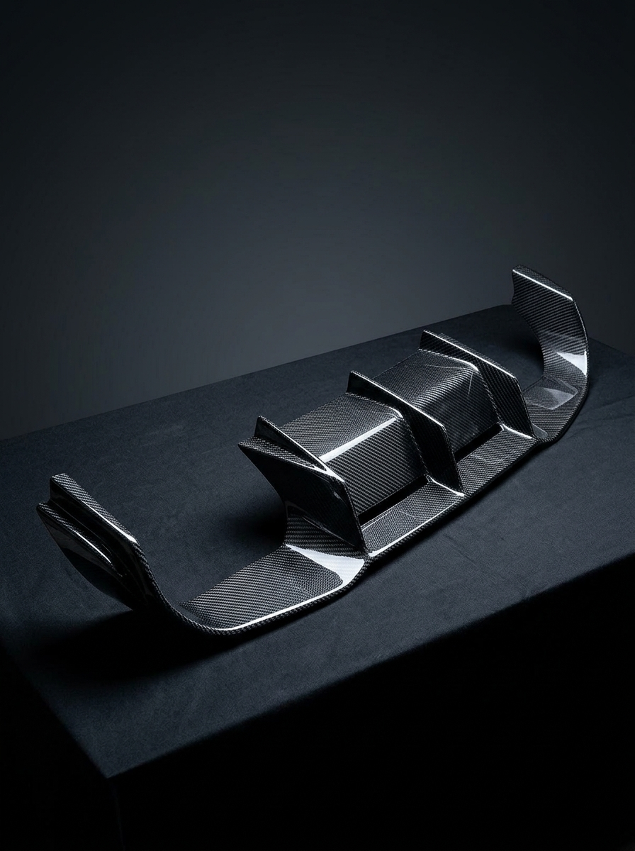 BMW 2 Series M2 F87 MTC Design Carbon Fiber Diffuser (2014 - 2021)