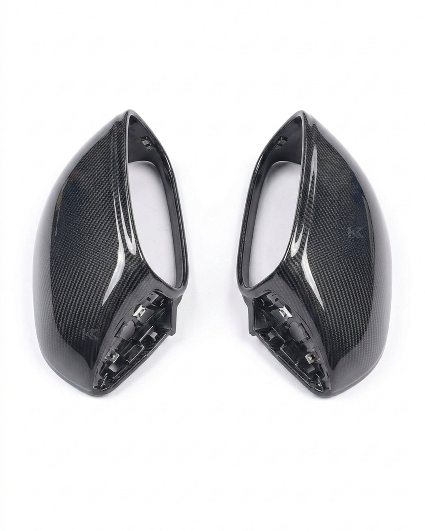 2010–2015 Audi Q5 8R / Q7 4L Side Mirror Caps – Carbon Fiber