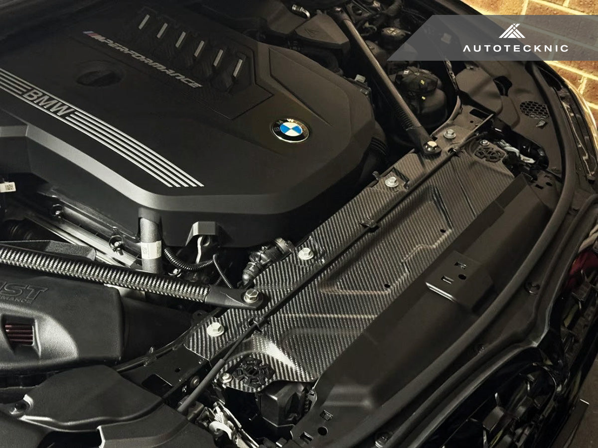 AutoTecknic Dry Carbon Fiber Cooling Shroud - G42 2-Series
