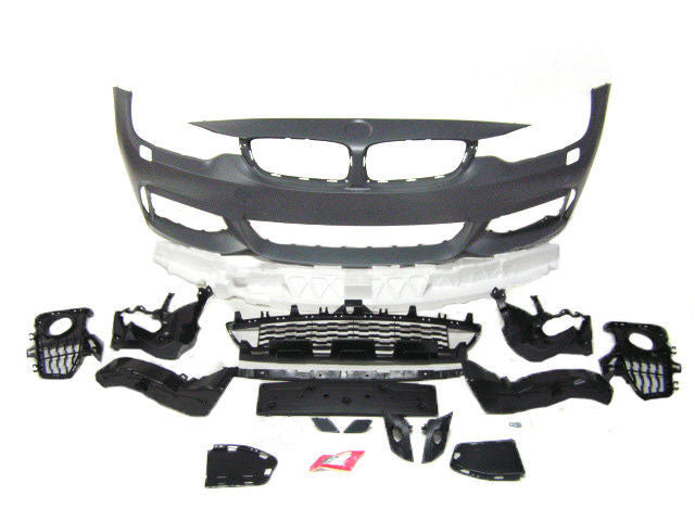 2013-2016 BMW F32 4-Series MTECH MSPORT Style Front Bumper Fog Type