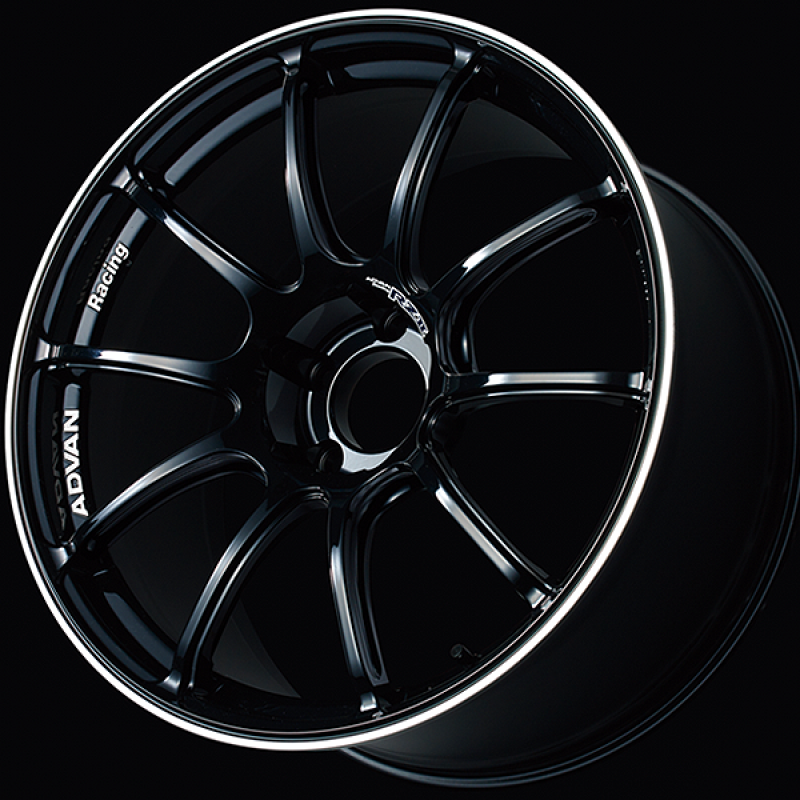 Advan RZII 16x5.5 / +38 Offset / 4x100 / 63mm Bore / Racing Gloss Black and Ring YAZ6B38AB