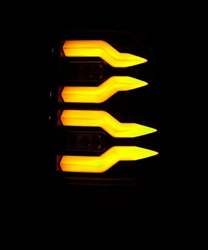 AlphaRex 97-03 Ford F150 / 99-16 Ford F250/F350/F450/F550 LUXX-Series LED Tail Lights - Alpha-Black 658001 *Discontinued