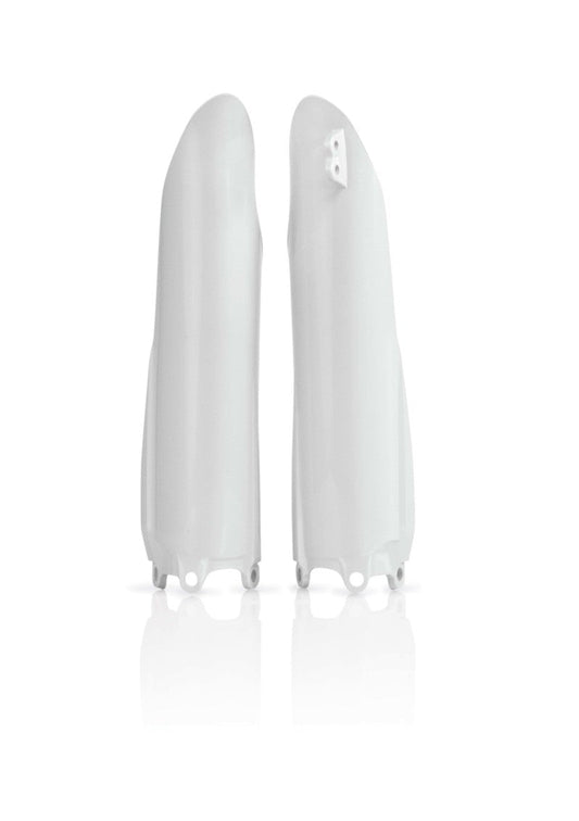 Acerbis 08-14 Yamaha YZ/ 08-09 YZF Lower Fork Cover Set - White 2113770002