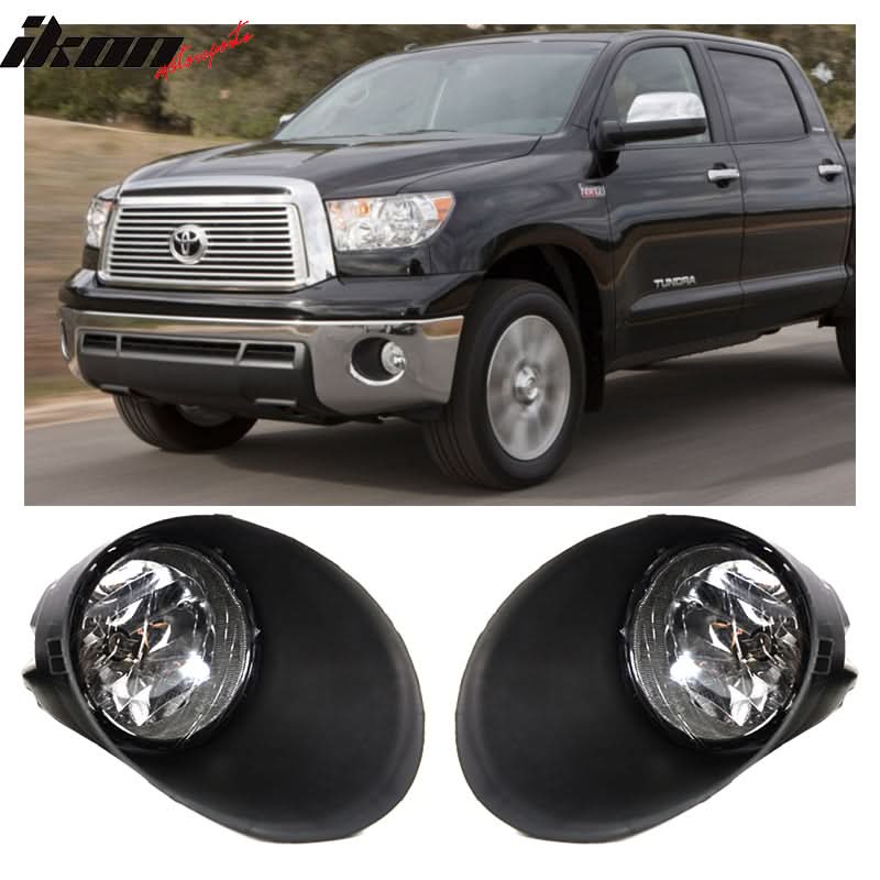 2007-2013Â Toyota Tundra Front Bumper Fog Lights Lamps W/ Clear Lens