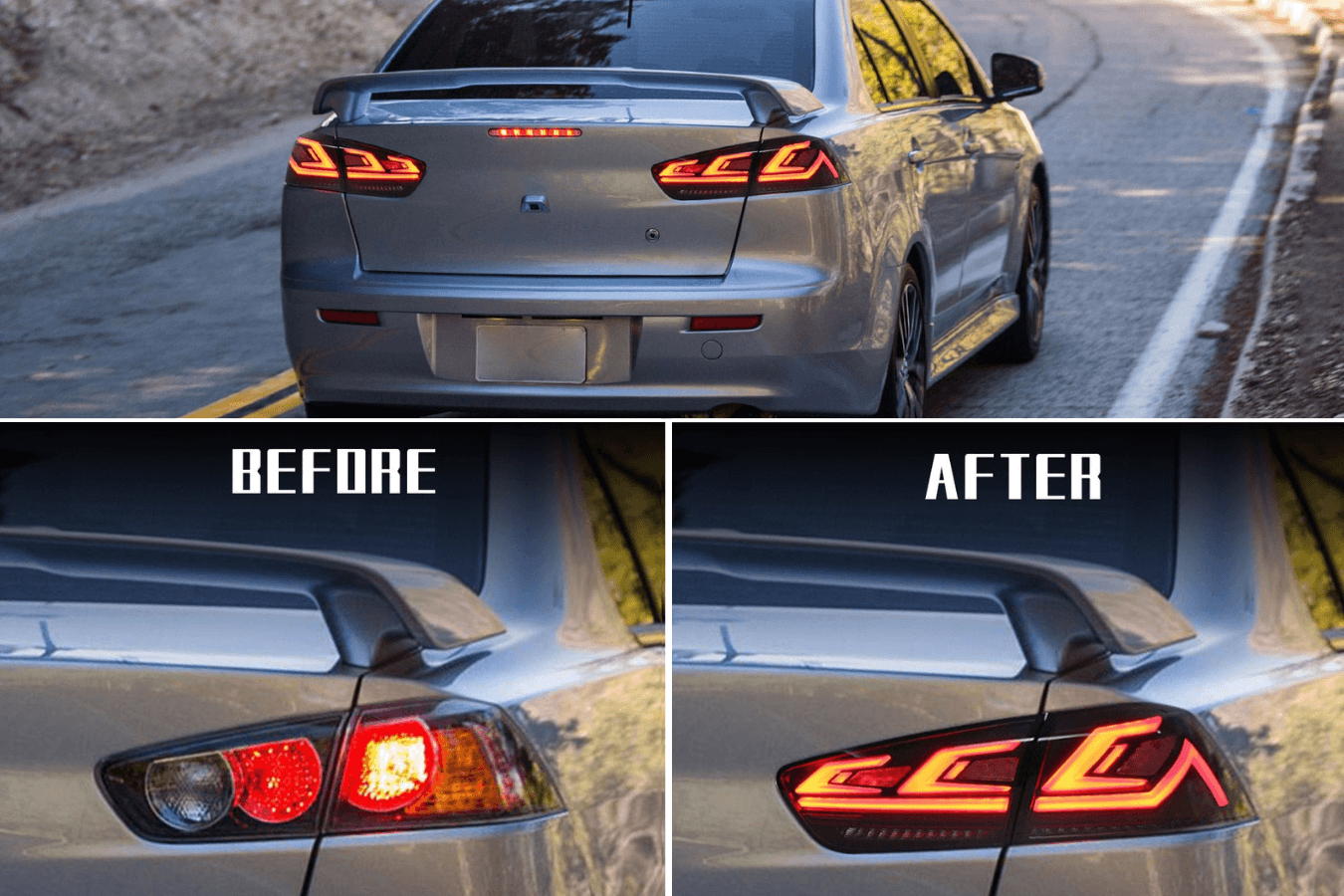 Mitsubishi Lancer & EVO X LED Tail Lights Upgrade (2008-2018)