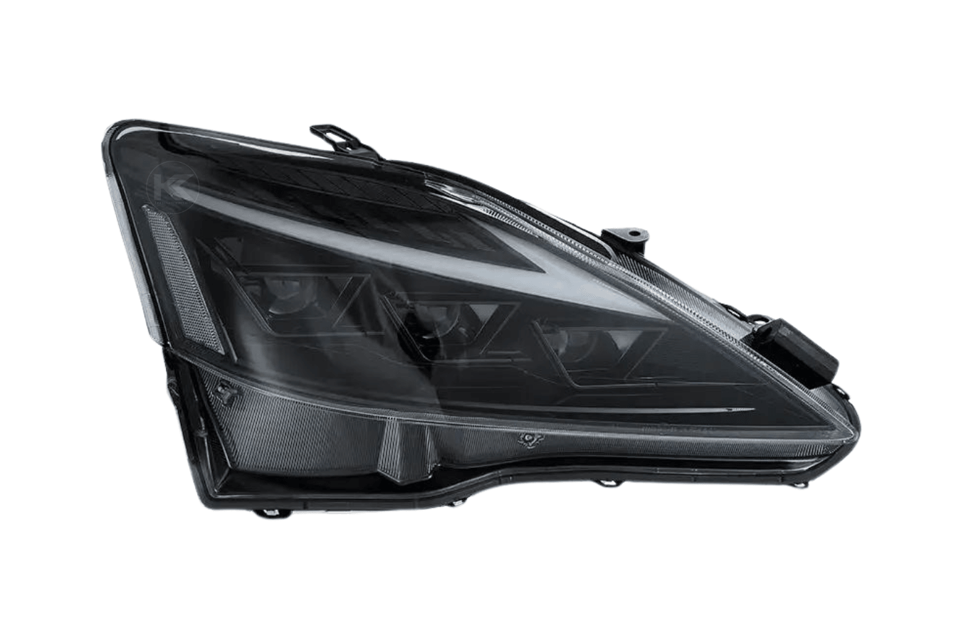 Lexus IS250/IS250C/IS350/IS220d & ISF(XE20) Smoked Matrix Projector Headlights (2006-2014)