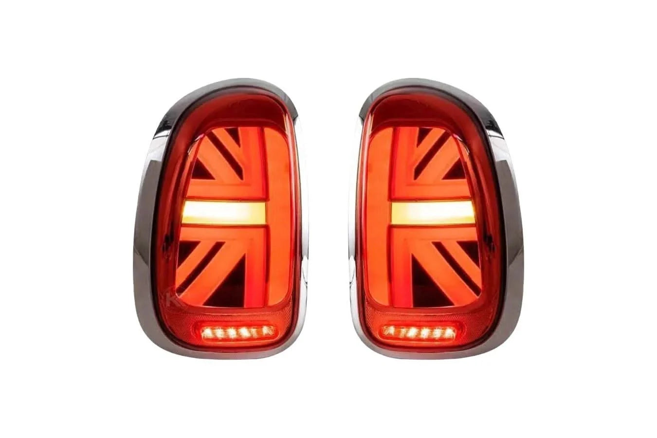 Mini Cooper - Red and Smoked - LED Tail Lights Upgrade (2010-2016)