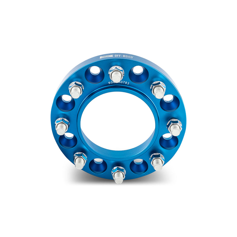 Borne Off-Road Wheel Spacers 8X165.1 121.3 25 M14 Blu BNWS-006-250BL