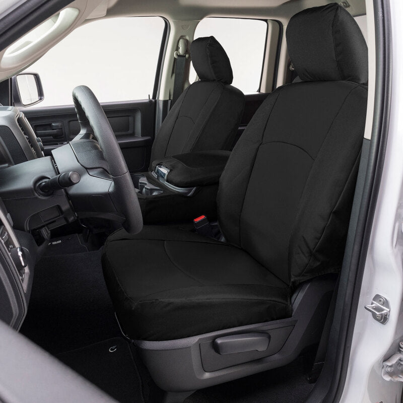 Covercraft 23-25 Ford F250-F550 Endura PrecisionFit Custom Front Row Seat Covers - Black/Black GTF4434ABENBK