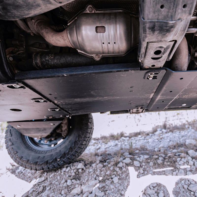 Cali Raised LED Cali Raised 14-24 4Runner Transmission Skid Plate - Steel / Raw CR3813