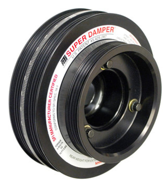 ATI Damper - 7.074in - Alum - Nissan V6 350Z VQ35 - 4 Grv Rear Pulley - Race - 2 Ring ATI918586