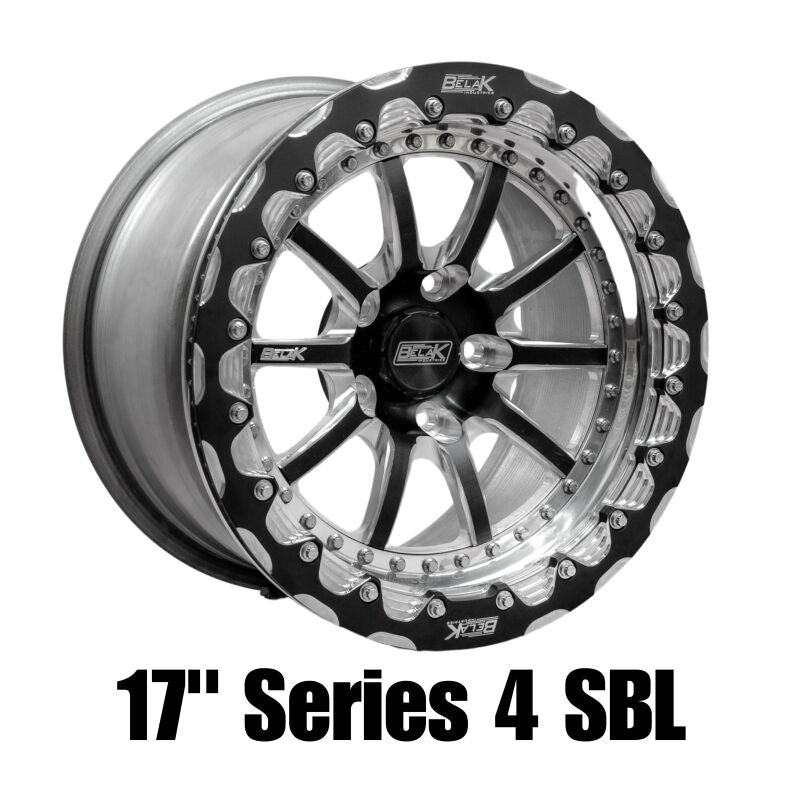 Belak Wheels Belak 17x10.5 / 8.25in BS / 5x114.3 BP / Low Pad / Series 4 Wheel - Non-Beadlock 17105114S48BS-NBL