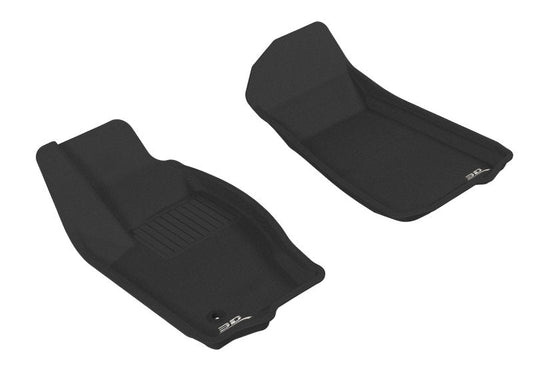 3D MAXpider 2005-2010 Jeep Grand Cherokee Kagu 1st Row Floormat - Black L1JP00111509