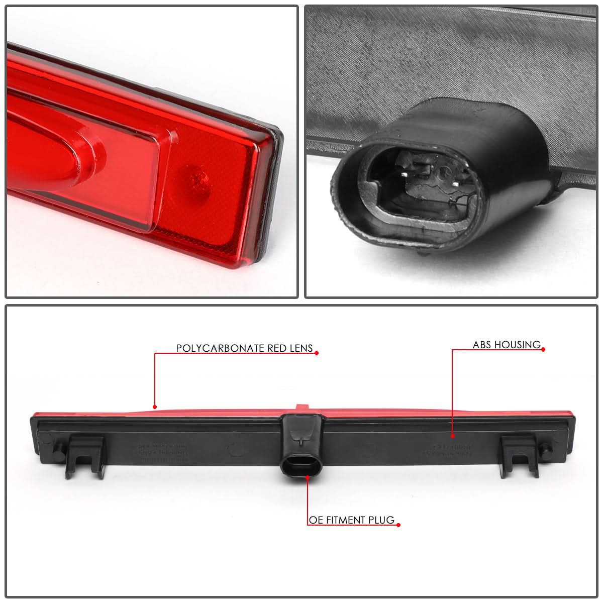 05-13 Chevrolet Corvette 3D Style LED Third Brake Light - Red