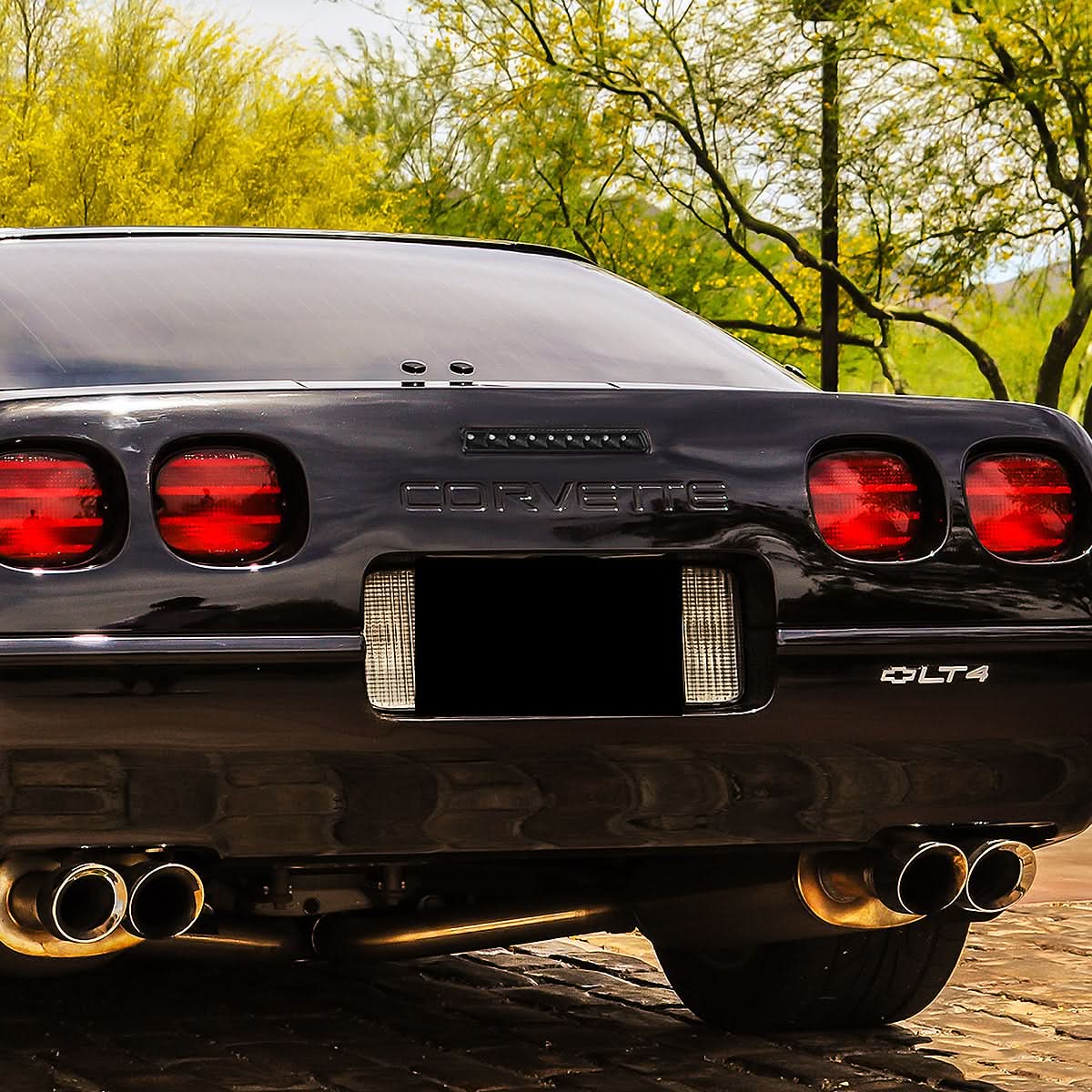 91-96 Chevrolet Corvette LED 3rd Brake Light Black