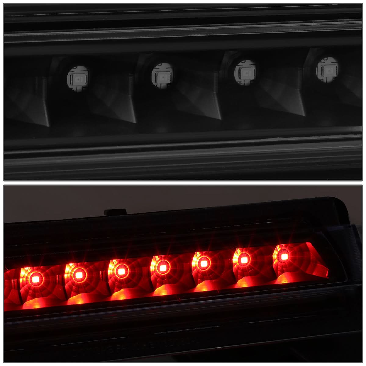 91-96 Chevrolet Corvette LED 3rd Brake Light - Black Smoke