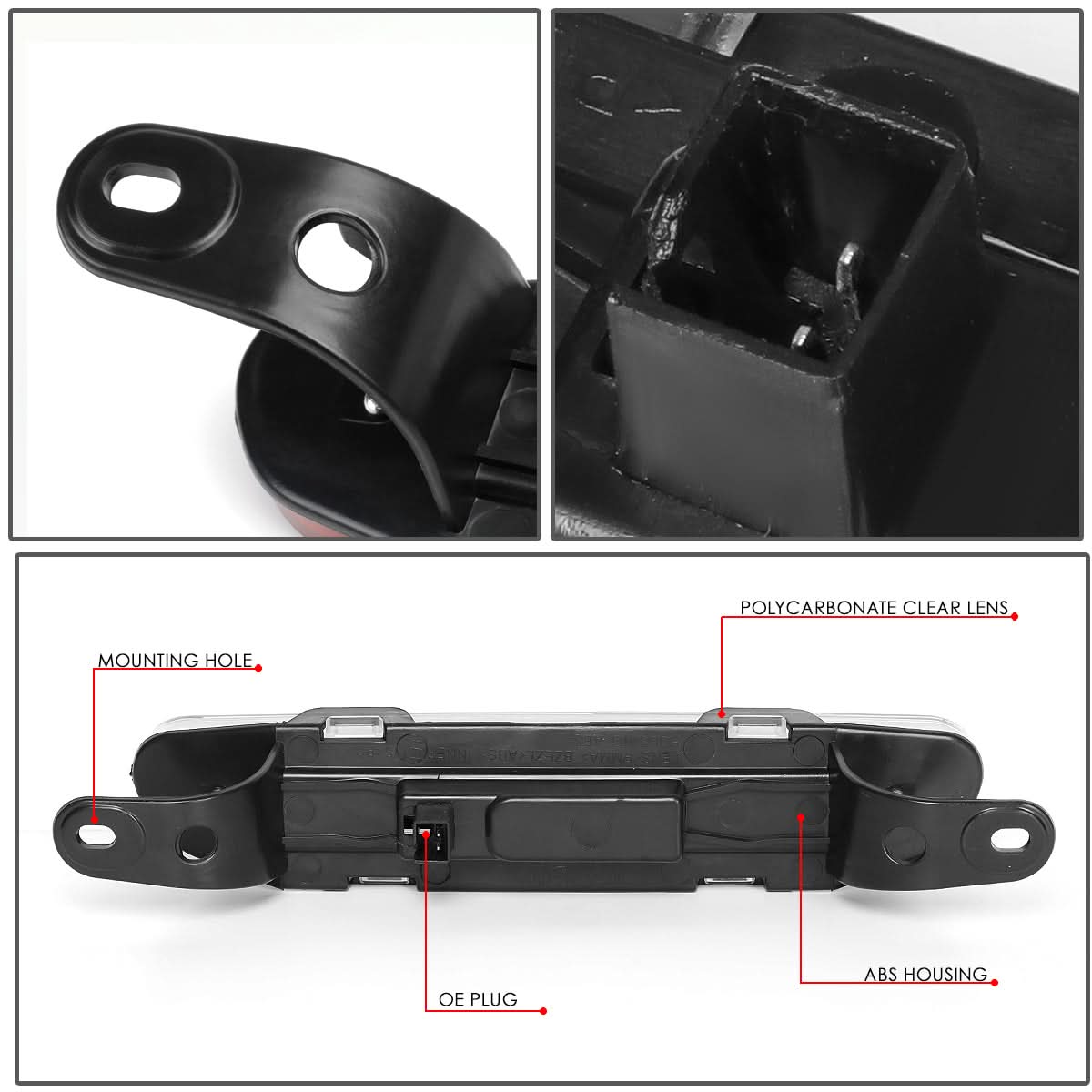 06-10 Dodge Charger LED 3rd Brake Light - Black