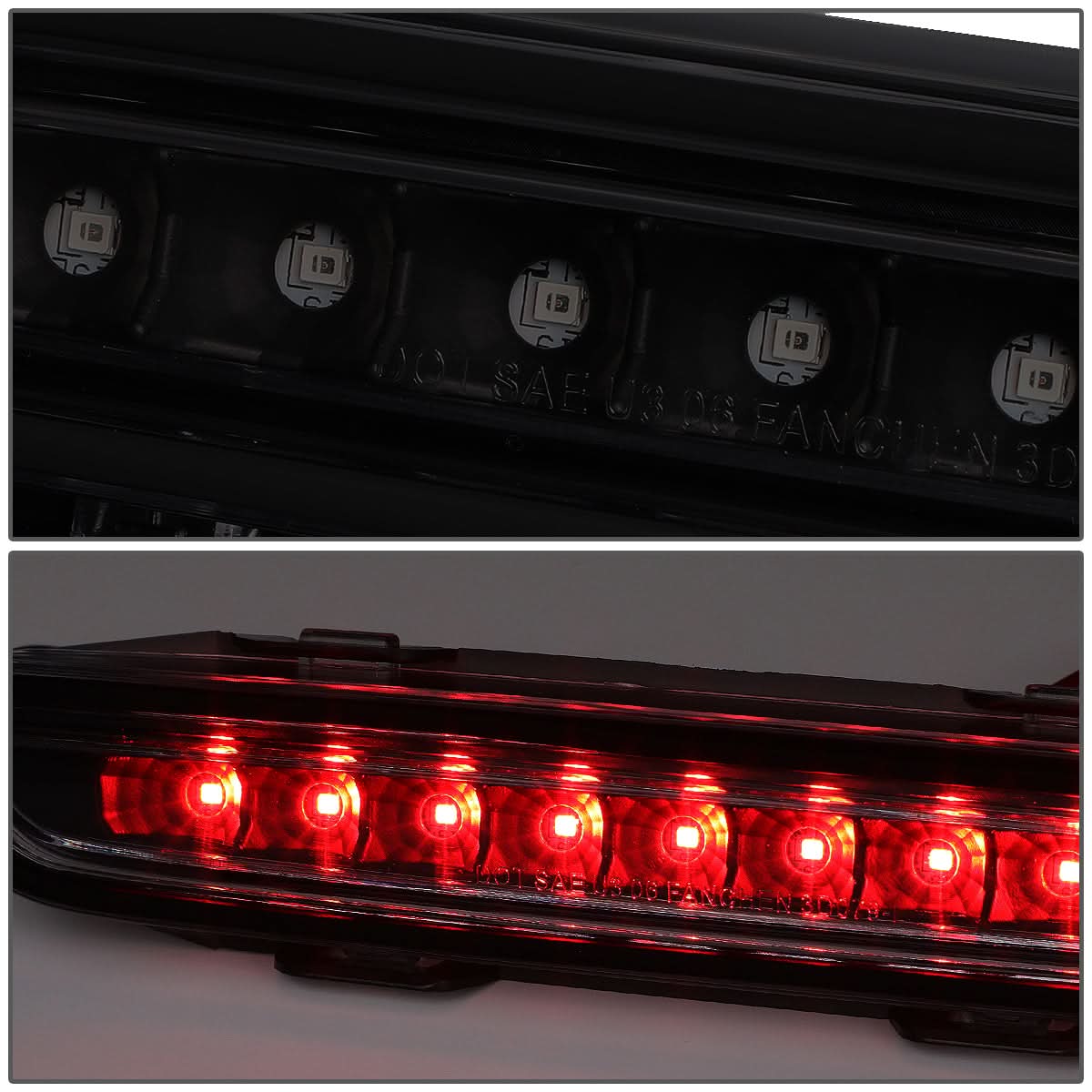 06-10 Dodge Charger LED 3rd Brake Light - Black / Smoke