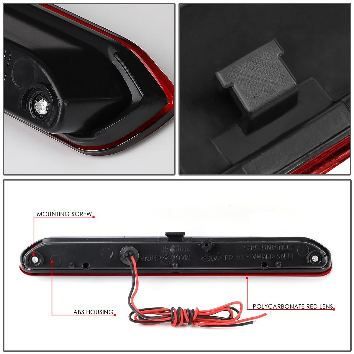 13-18 Chevrolet Trax / Buick Encore LED 3rd Brake Light Red