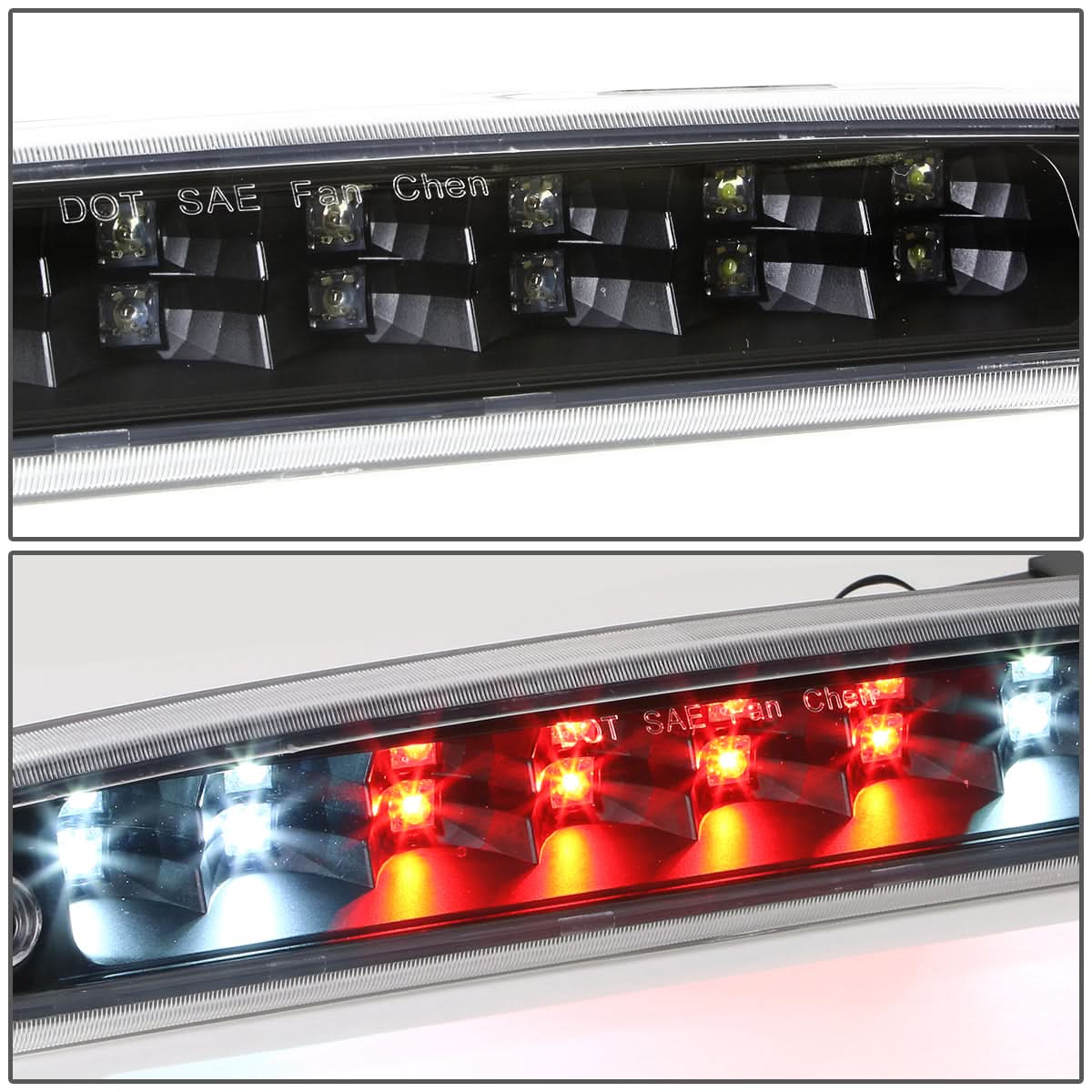 94-02 Dodge Ram 1500/2500/3500 LED 3rd Brake Light Black