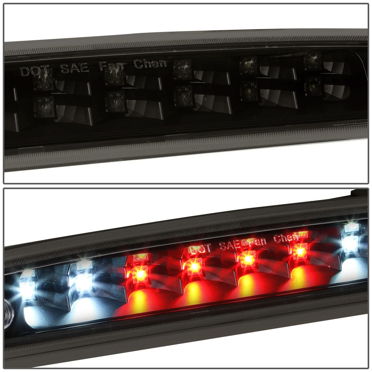94-02 Dodge Ram 1500/2500/3500 LED 3rd Brake Light - Black/Smoke