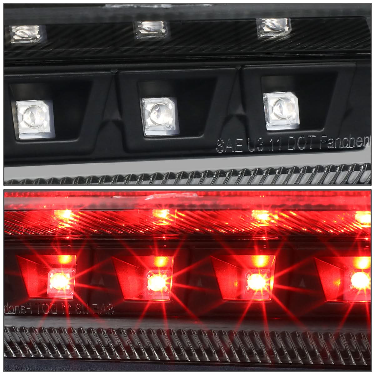 2011-2015 Ford Explorer LED 3rd Brake Light - Black