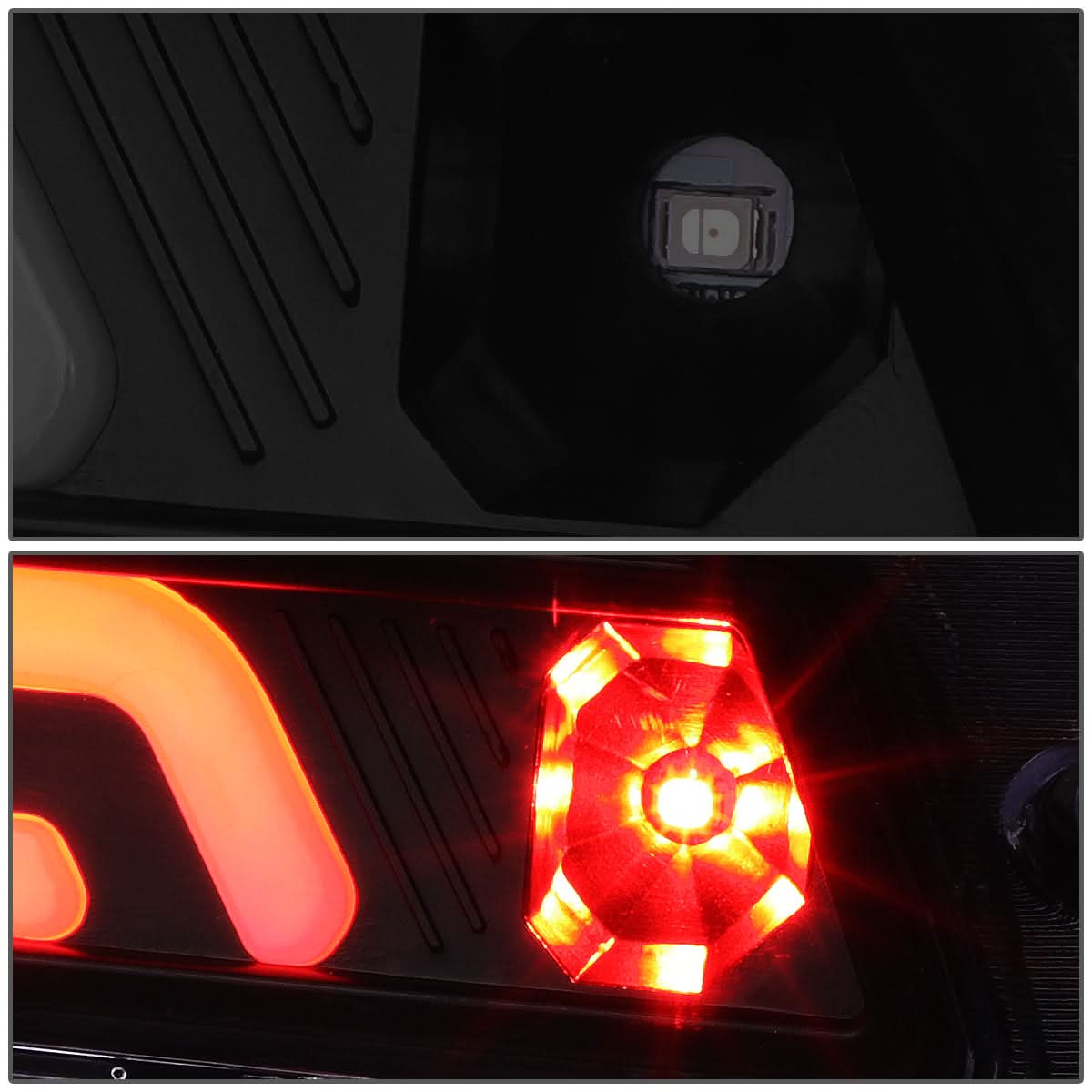 87-93 Ford Mustang 3rd Brake Light LED Hatchback Spoiler Black/Smoke