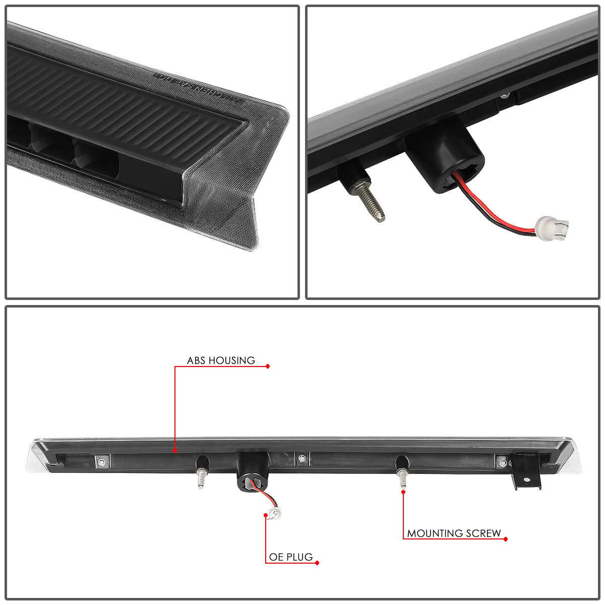 1999-2004 Ford Mustang 3rd Brake Light - LED Black