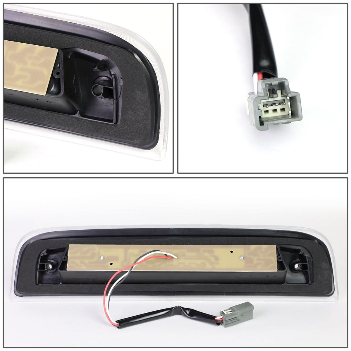 2014-2020 Chevrolet Silverado GMC Sierra LED 3rd Brake Light Black