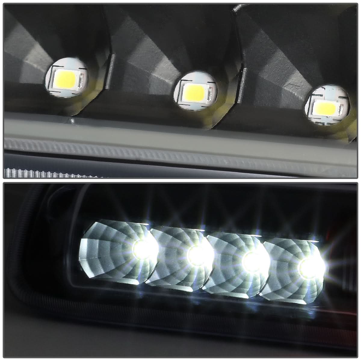 99-07 Chevy Silverado GMC Sierra 3D LED Third Brake Light Black