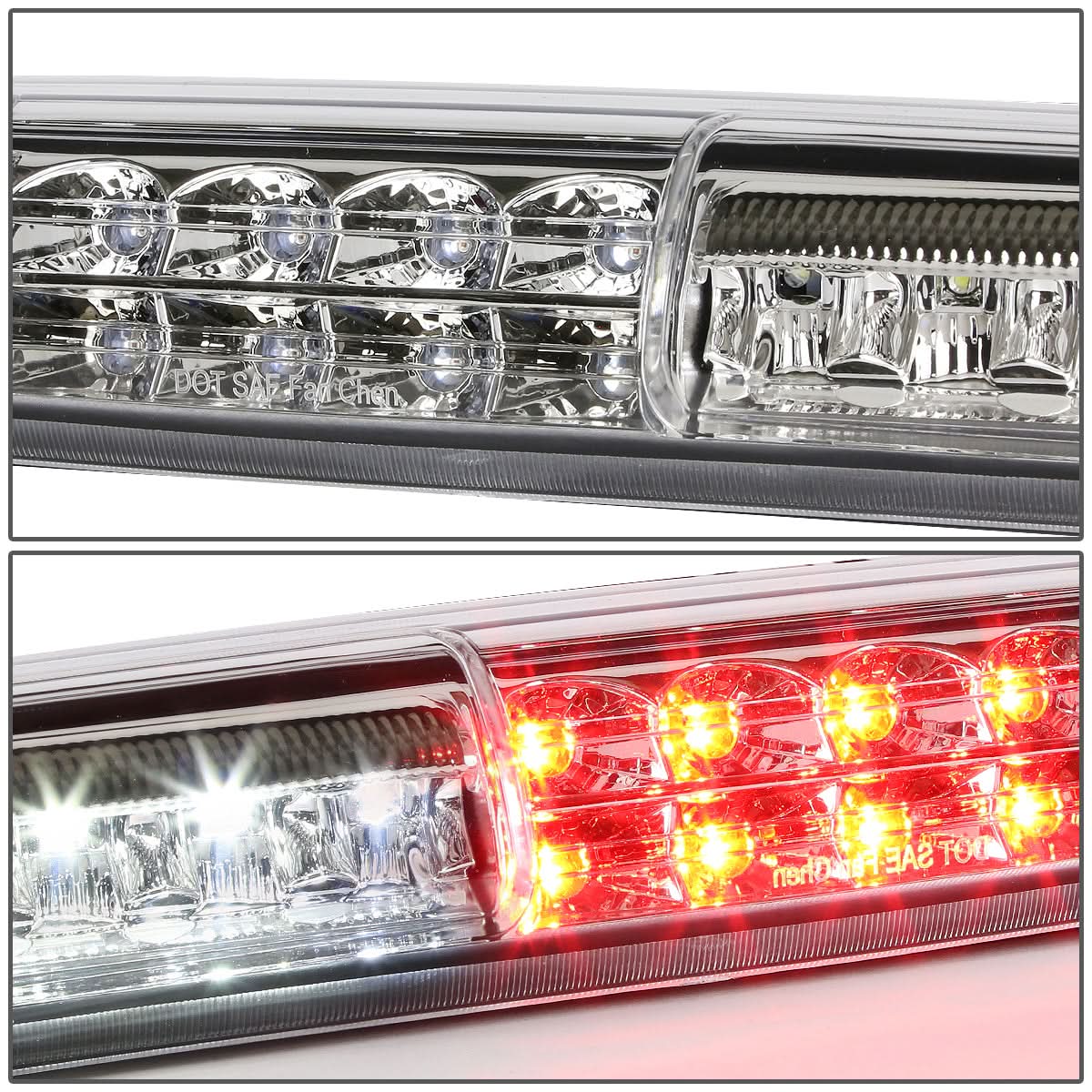 99-06 Chevrolet Silverado GMC Sierra LED 3rd Brake Light Chrome