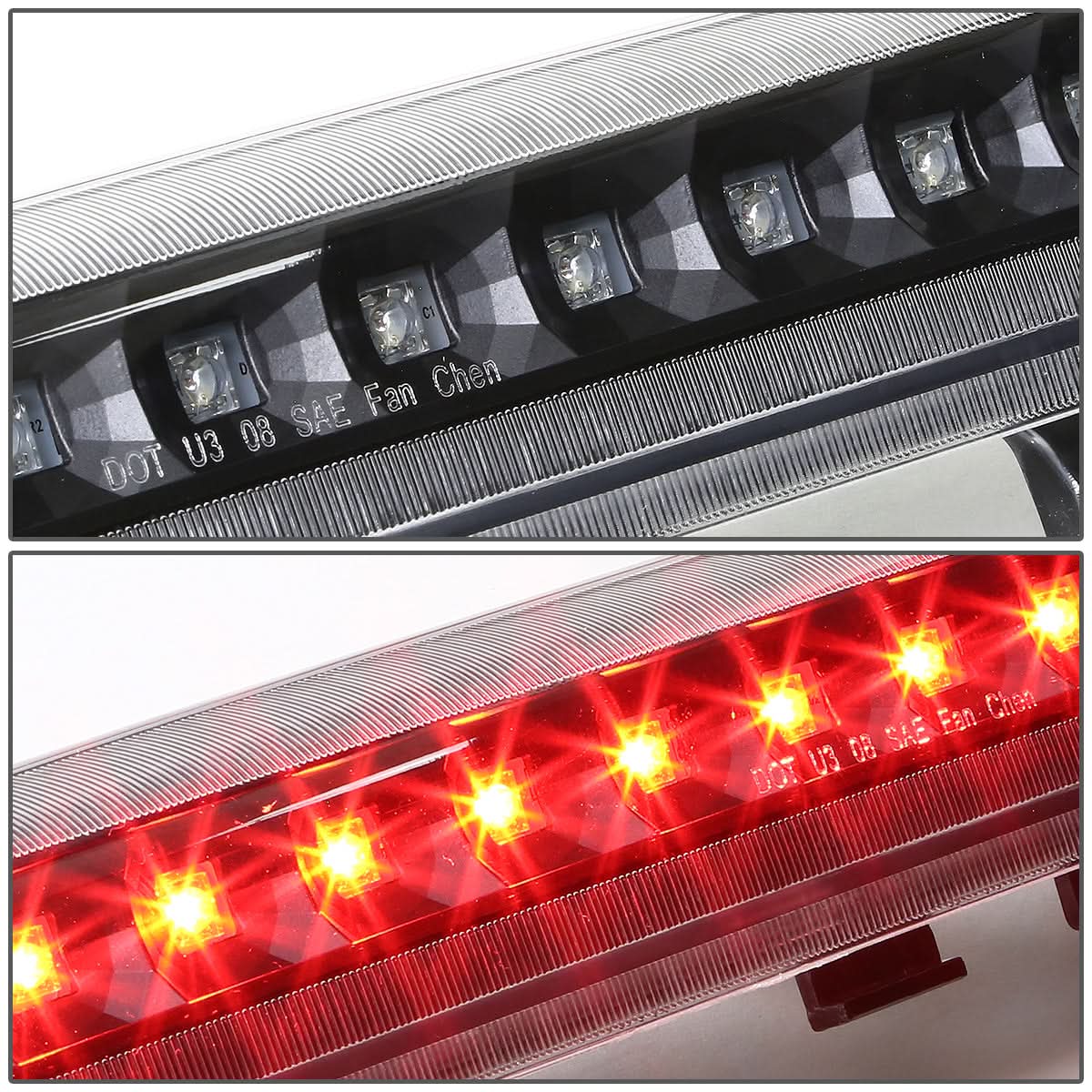 00-06 Chevrolet Suburban Tahoe GMC Yukon LED 3rd Brake Light Black