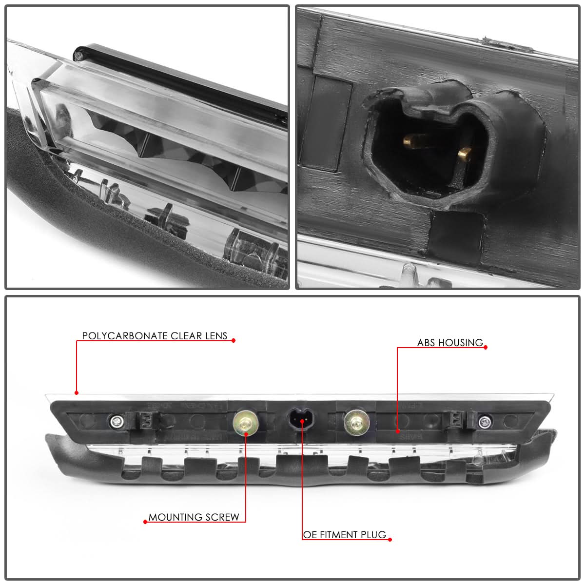 11-16 Scion TC LED 3rd Brake Light - Black