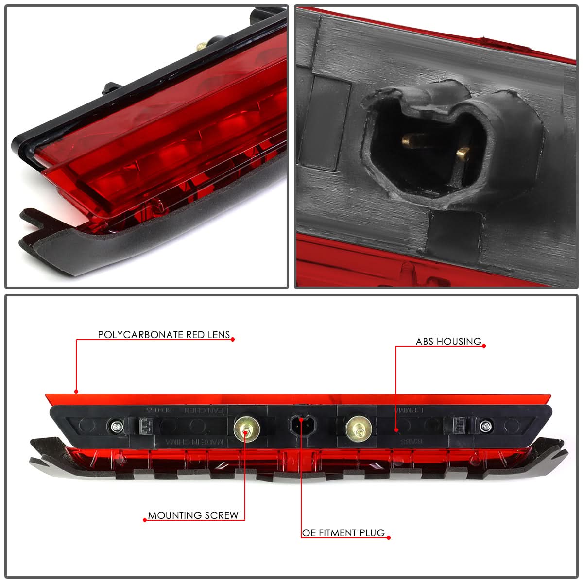 2011-2016 Scion tC LED 3rd Brake Light - Red