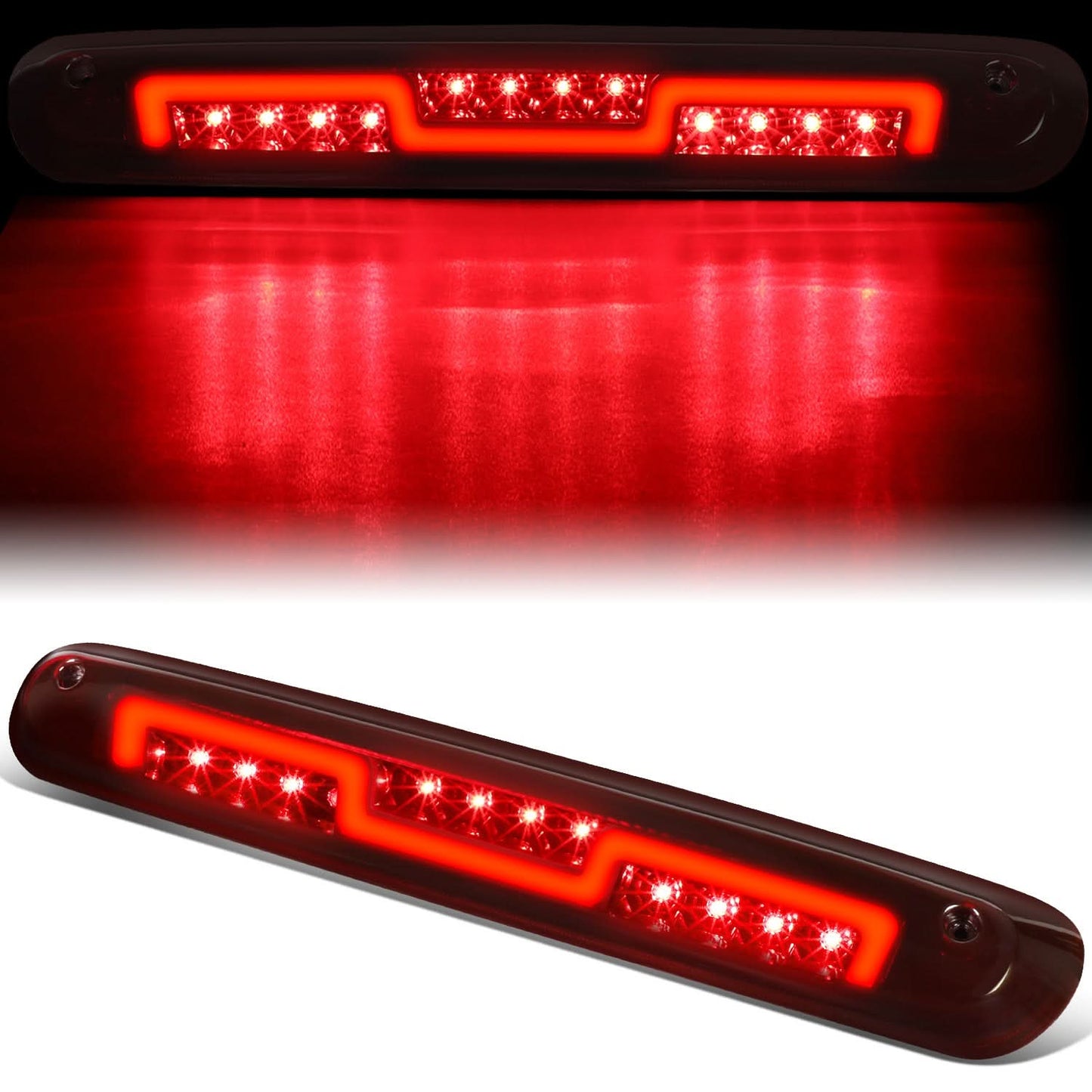 07-14 Chevrolet Silverado & GMC Sierra LED 3rd Brake Light Dark Red