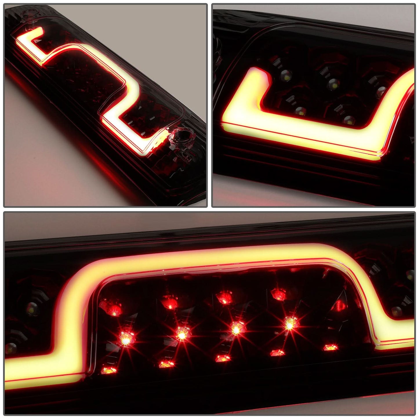 14-20 Chevy Silverado GMC Sierra Sequential LED 3rd Brake Light Smoke
