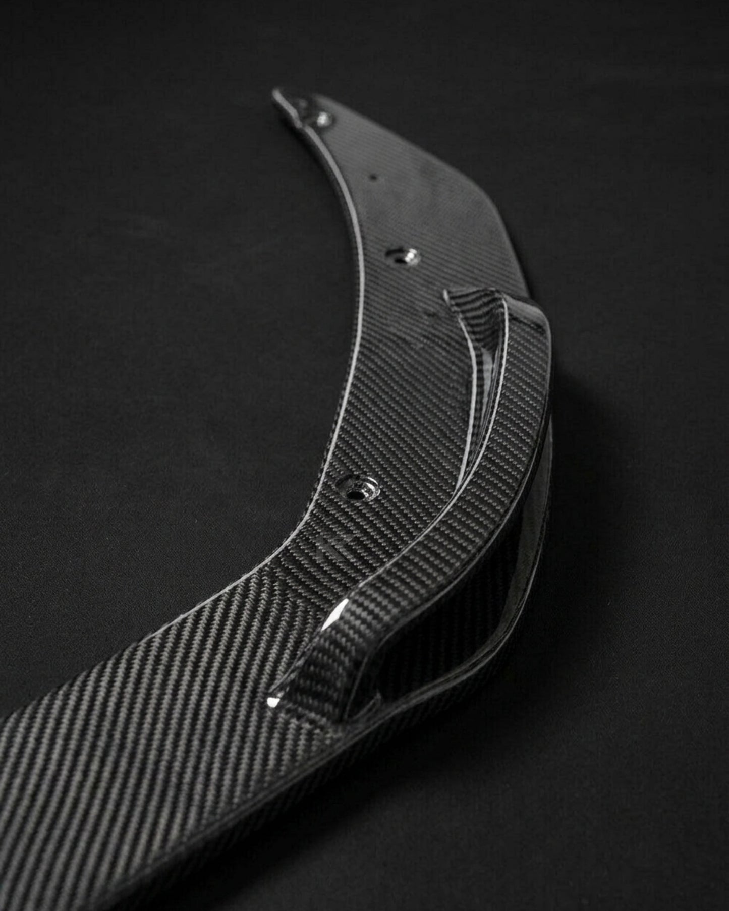 2016–2018 Audi R8 V10 & V10 Plus Coupe Custom Style Front Lip Splitter – Carbon Fiber