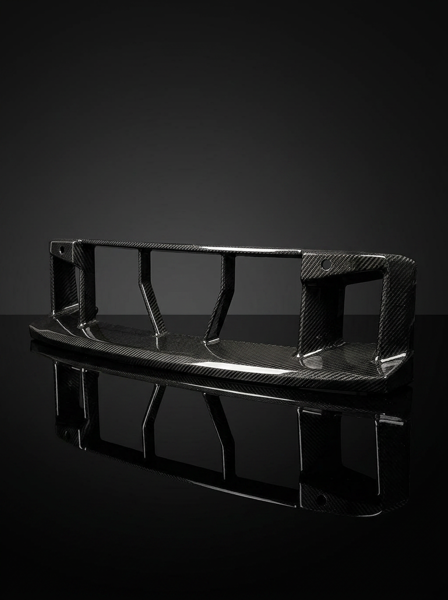 BMW 2 Series G87 M2 Carbon Fiber Front Bumper Center Lower Grille Kit (2023+)
