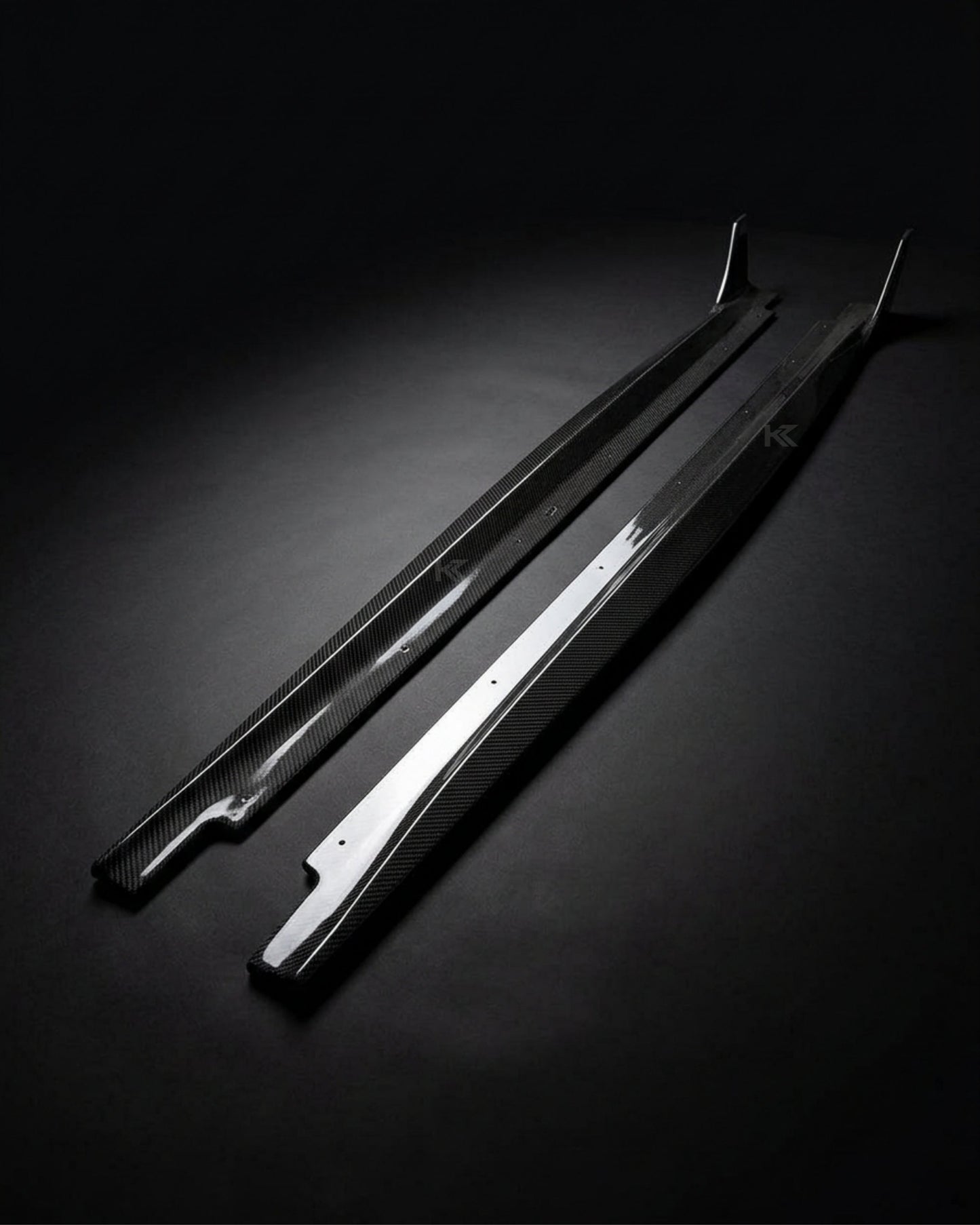 Audi A5 S-Line / S5 B9.5 Carbon Fiber Side Skirt Extensions – Sportback (2020–2023)