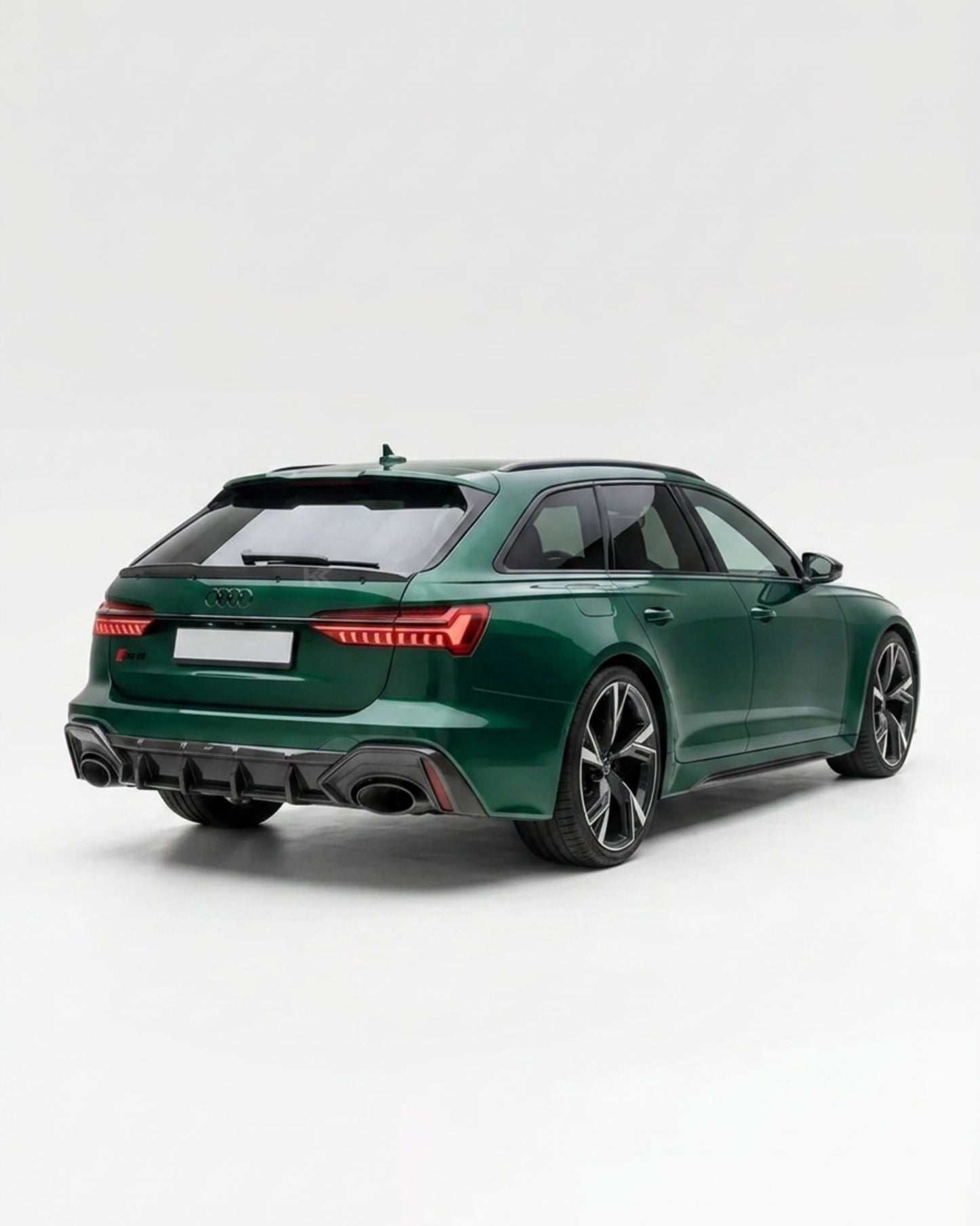 2019–2022 Audi RS6 C8 Avant Single Deck Roof Window Middle Spoiler – Dry Carbon Fiber