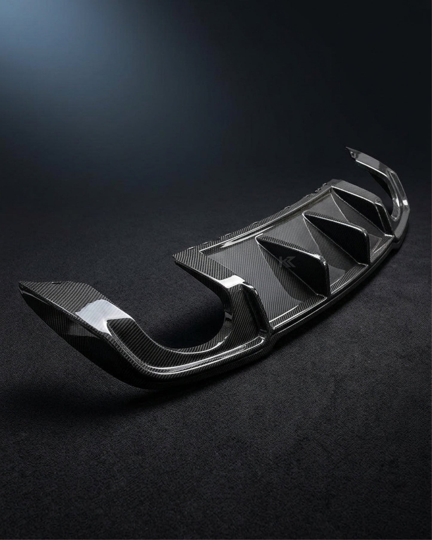 2017–2019 Audi RS3 8V Sedan Rear Bumper Diffuser Lip – Carbon Fiber