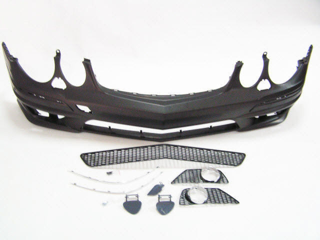 2007-2009 Mercedes Benz E Class W211 E63 Style Front Bumper W/O PDC W/ Fog Lamps