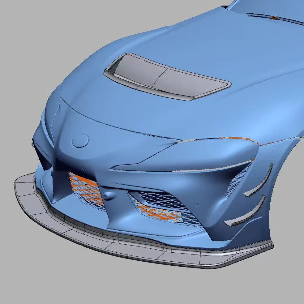 RM Engineering GT4+ SPLITTER KIT For TOYOTA A90 SUPRA