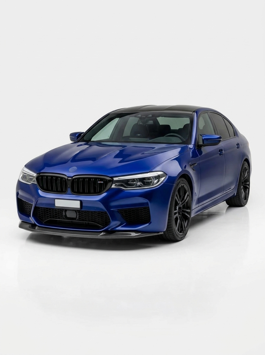 BMW 5 Series F90 M5 GTS Style Carbon Fiber Front Lip Splitter (2019 +)