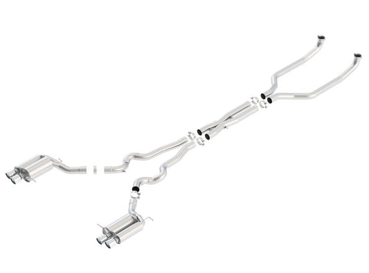 Borla 14-15 BMW M6 4.4L V8L S-Type Cat back SS 3.0in Pipe 3.5in Dual Round Rolled Tips 140582