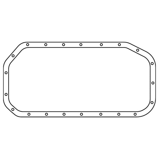 Cometic Gasket BMW M10B18/M10B20/S14B20 .062in Fiber Oil Pan Gasket - Upper C4796-062