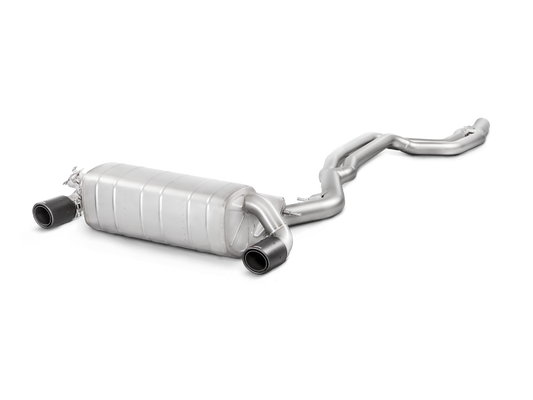 Akrapovic 16-17 BMW M140i (F F21) Evolution Line Cat Back (SS) w/ Carbon Tips (Req. Link Pipe) MTP-BM/SS/3H